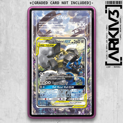 ARKIV3 TAG graded front - Purple