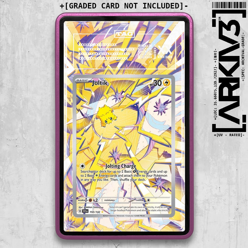 ARKIV3 TAG graded front - Purple
