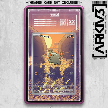 ARKIV3 TAG graded front - Purple
