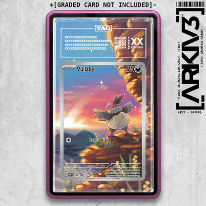 ARKIV3 TAG graded front - Purple