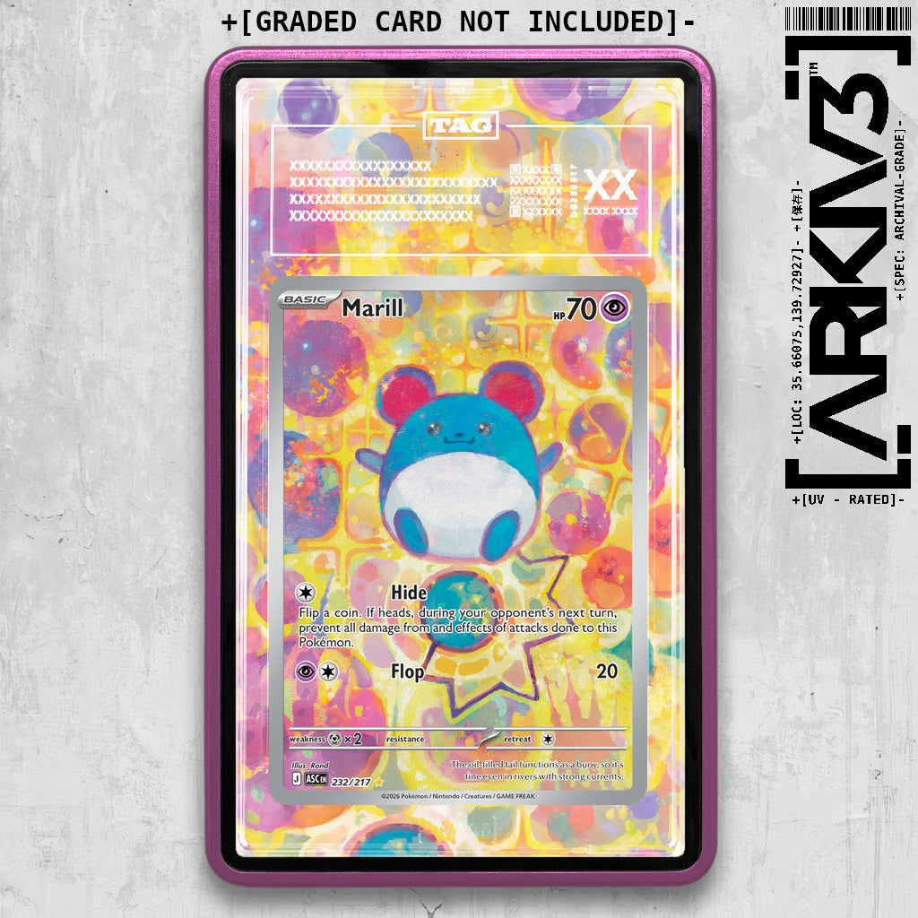 ARKIV3 TAG graded front - Purple