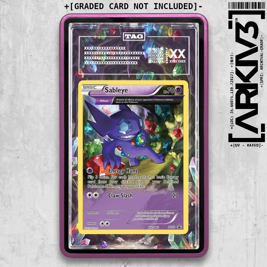 ARKIV3 TAG graded front - Purple