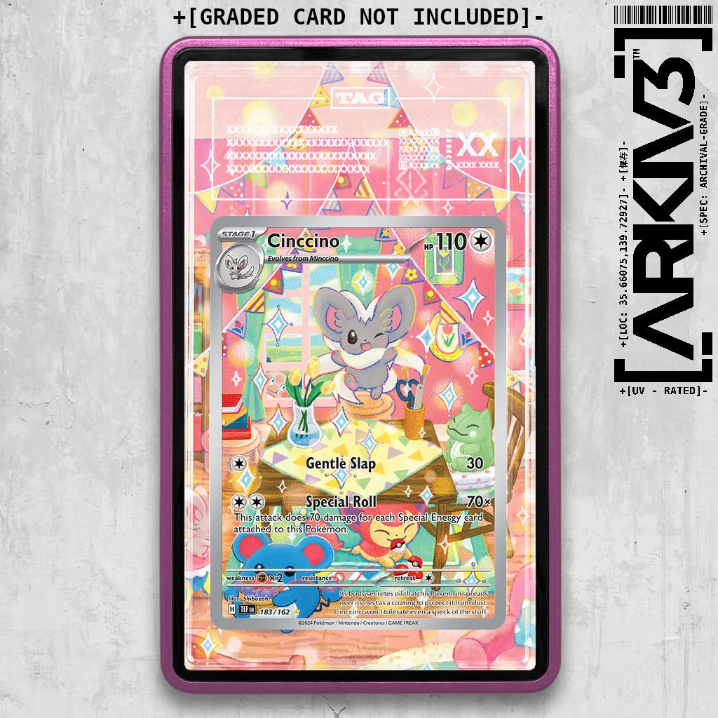 ARKIV3 TAG graded front - Purple