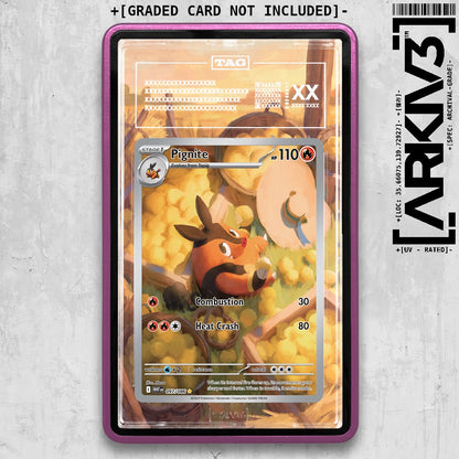 ARKIV3 TAG graded front - Purple