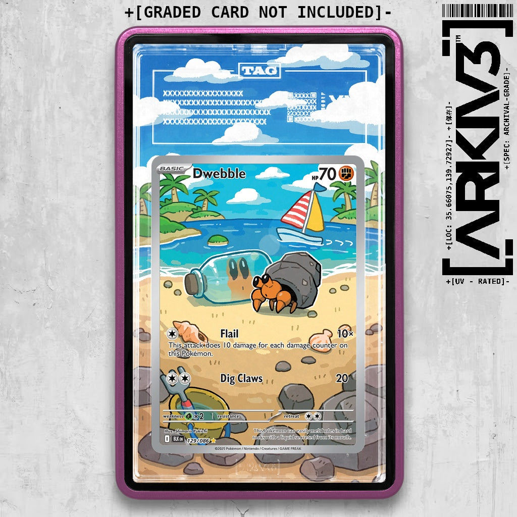 ARKIV3 TAG graded front - Purple