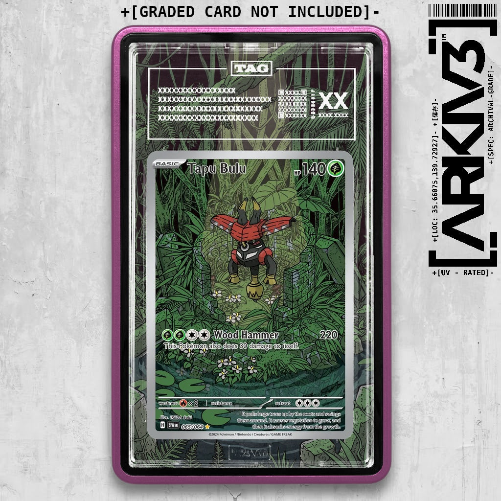 ARKIV3 TAG graded front - Purple