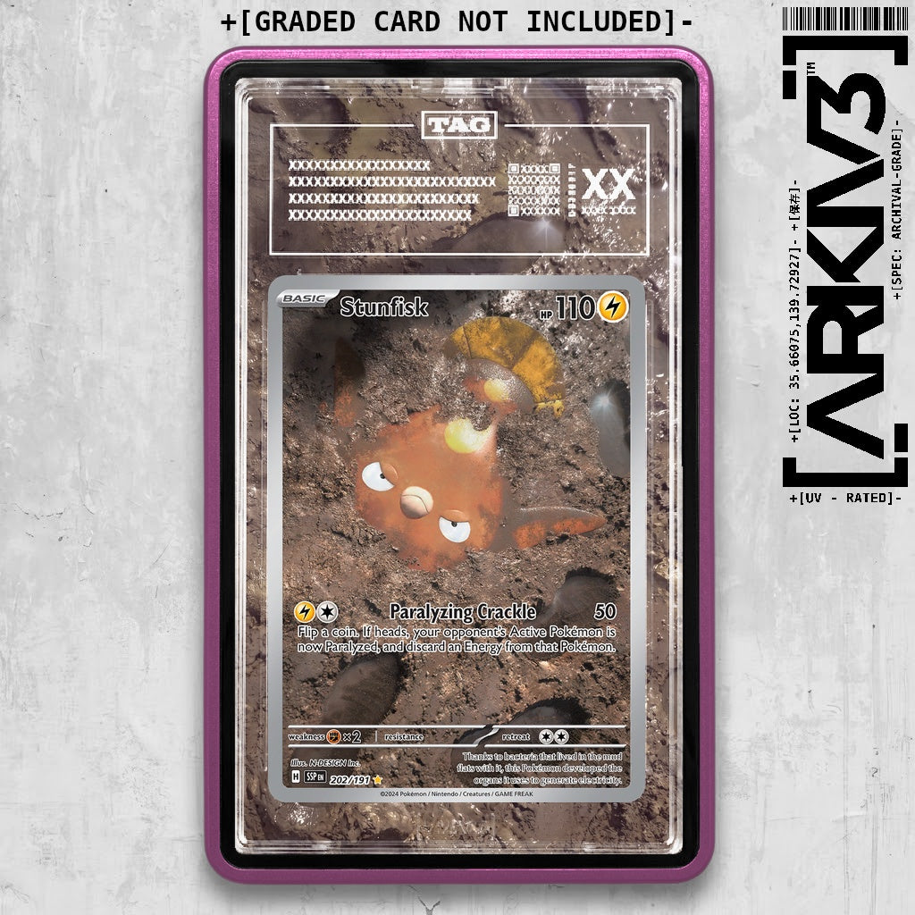 ARKIV3 TAG graded front - Purple