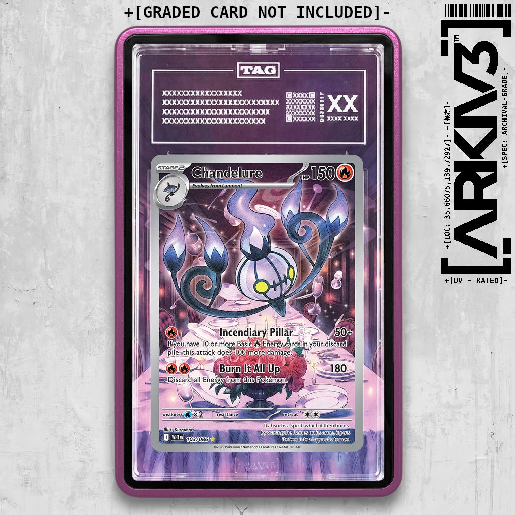 ARKIV3 TAG graded front - Purple