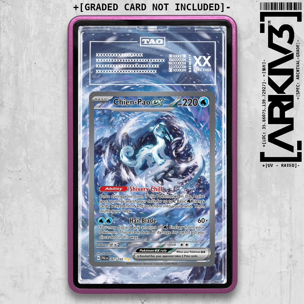 ARKIV3 TAG graded front - Purple