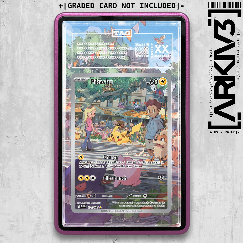 ARKIV3 TAG graded front - Purple