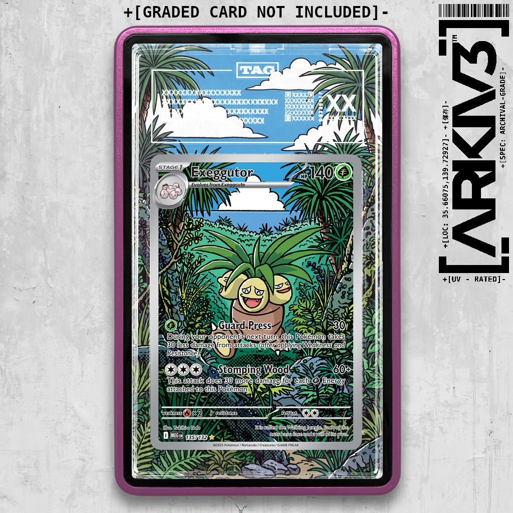 ARKIV3 TAG graded front - Purple