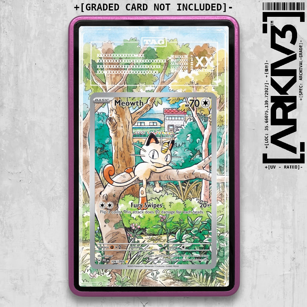 ARKIV3 TAG graded front - Purple