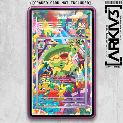 ARKIV3 TAG graded front - Purple