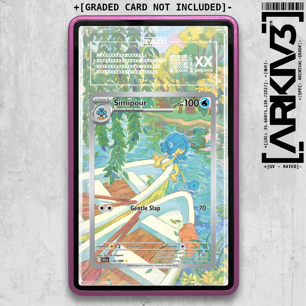 ARKIV3 TAG graded front - Purple