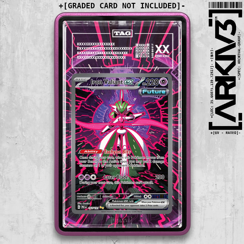 ARKIV3 TAG graded front - Purple