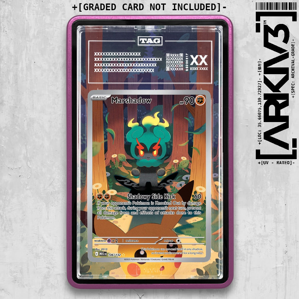 ARKIV3 TAG graded front - Purple