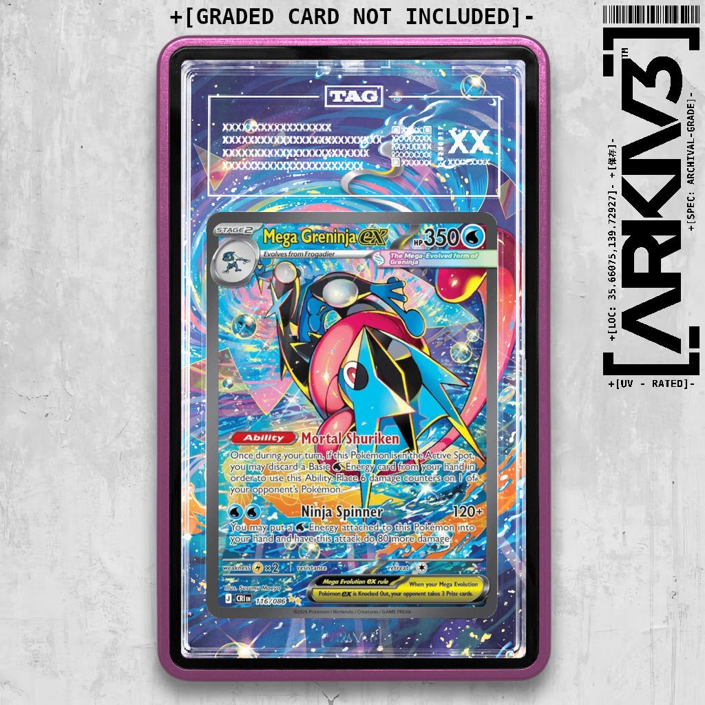 ARKIV3 TAG graded front - Purple