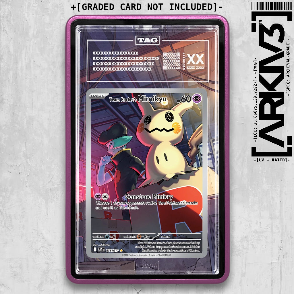 ARKIV3 TAG graded front - Purple