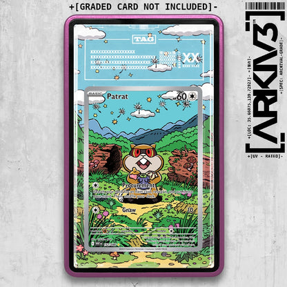 ARKIV3 TAG graded front - Purple