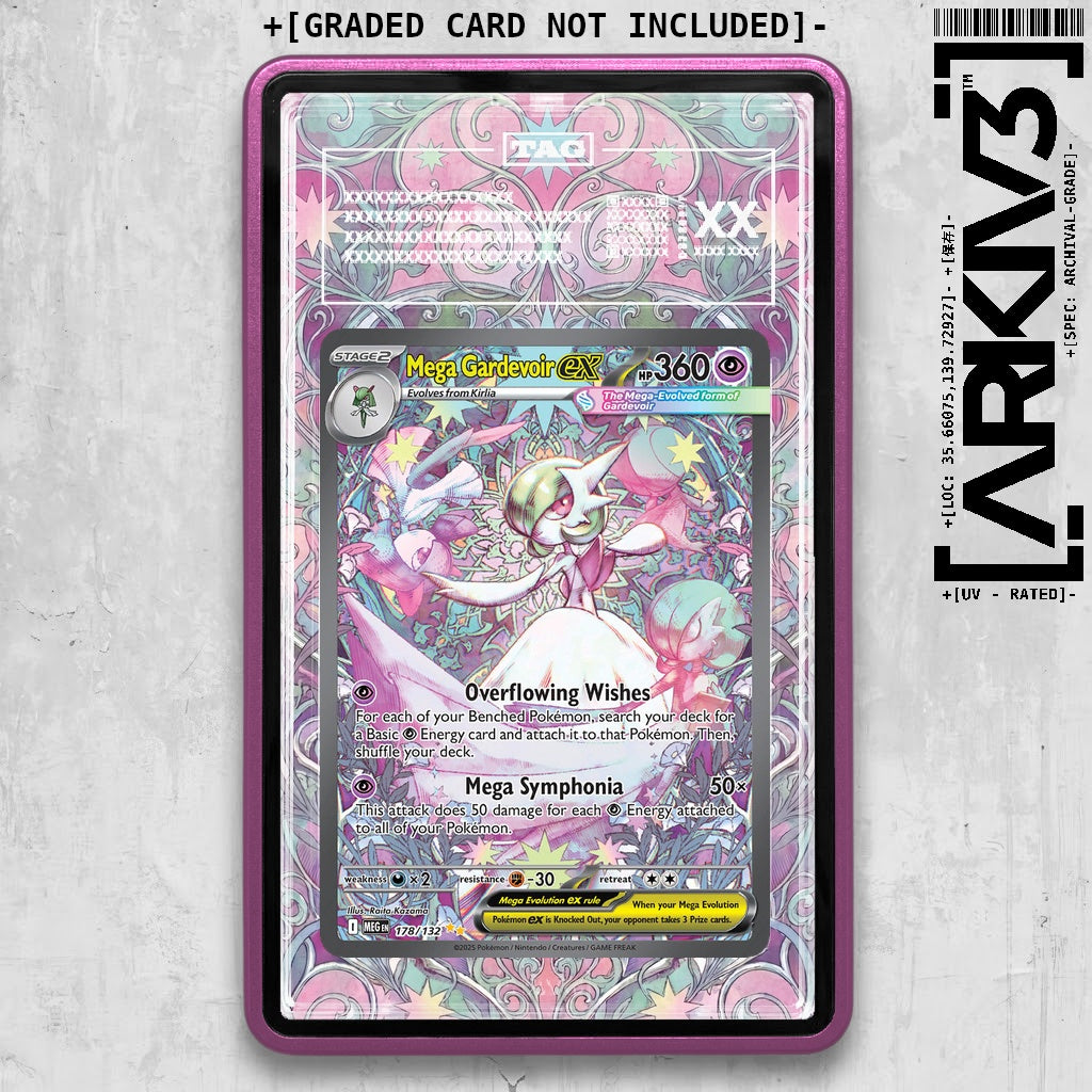 ARKIV3 TAG graded front - Purple
