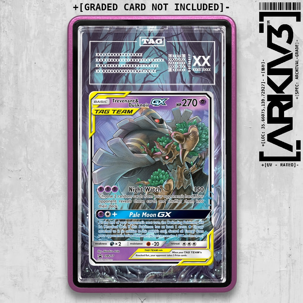 ARKIV3 TAG graded front - Purple