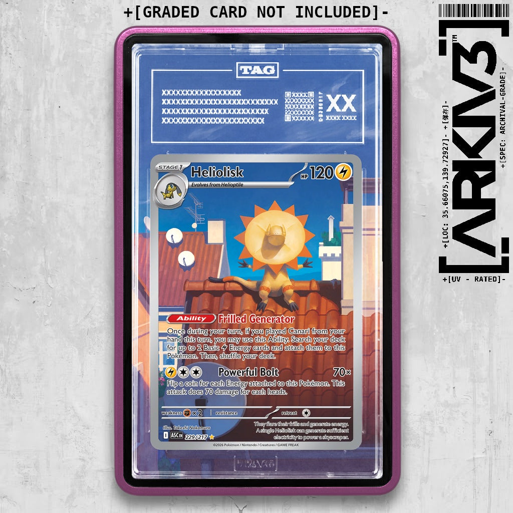 ARKIV3 TAG graded front - Purple