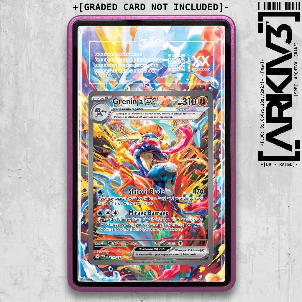 ARKIV3 TAG graded front - Purple