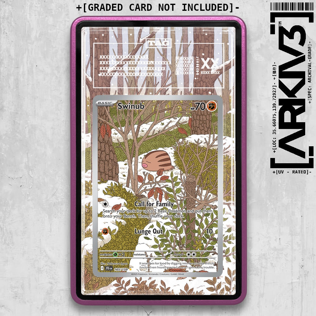 ARKIV3 TAG graded front - Purple