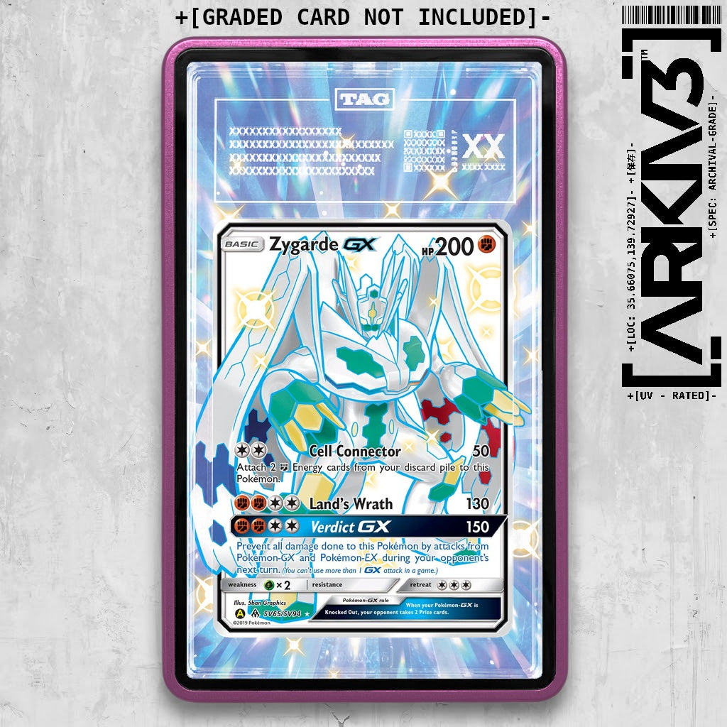 ARKIV3 TAG graded front - Purple