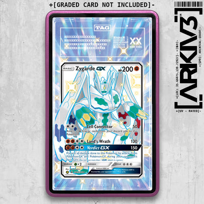 ARKIV3 TAG graded front - Purple
