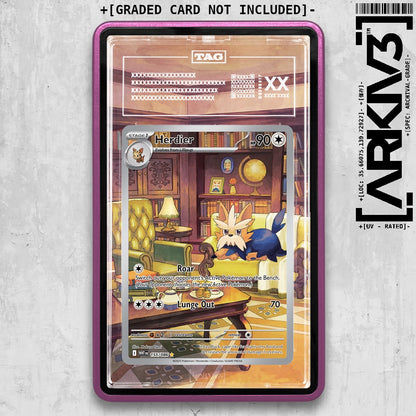 ARKIV3 TAG graded front - Purple