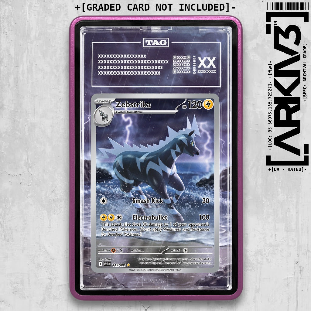 ARKIV3 TAG graded front - Purple