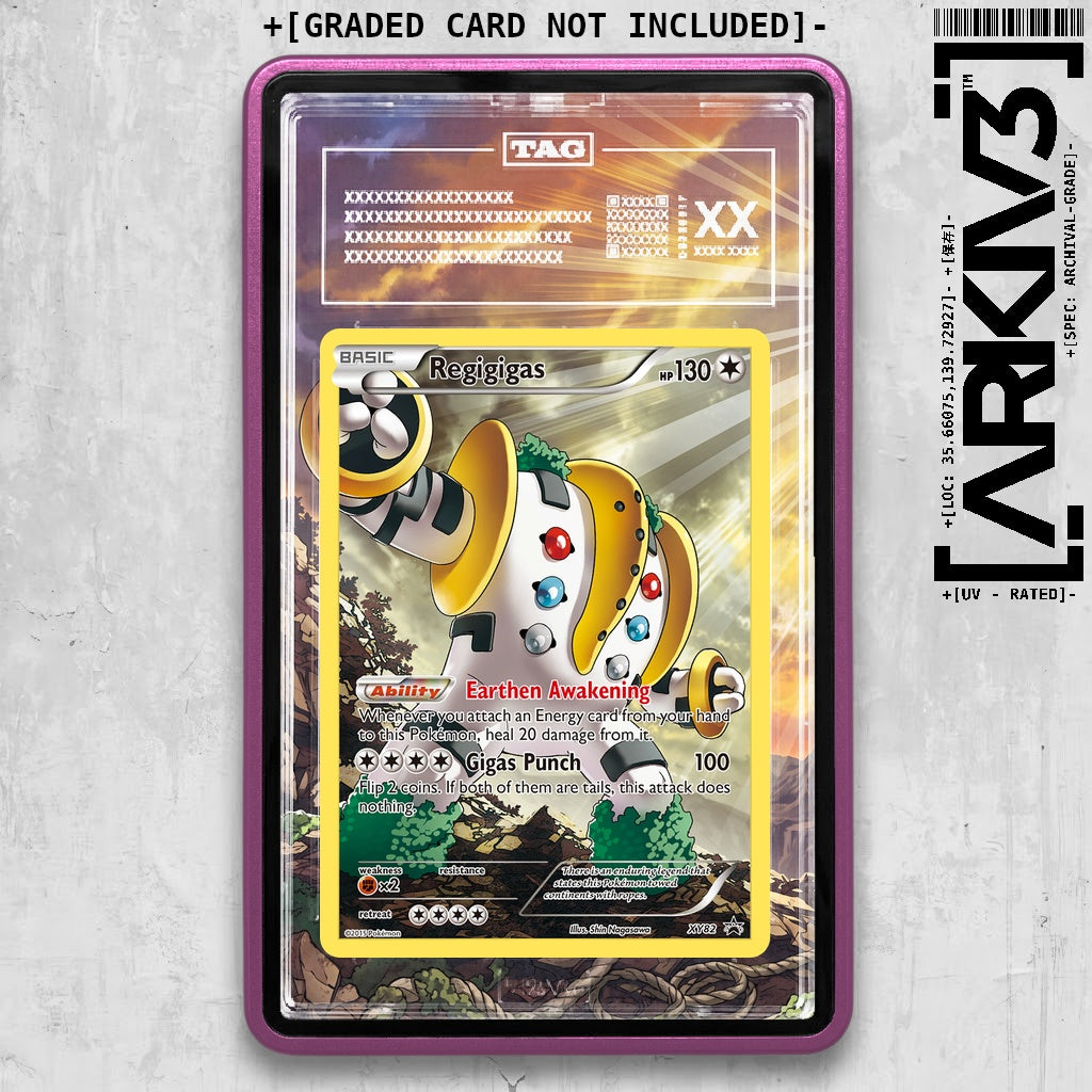 ARKIV3 TAG graded front - Purple