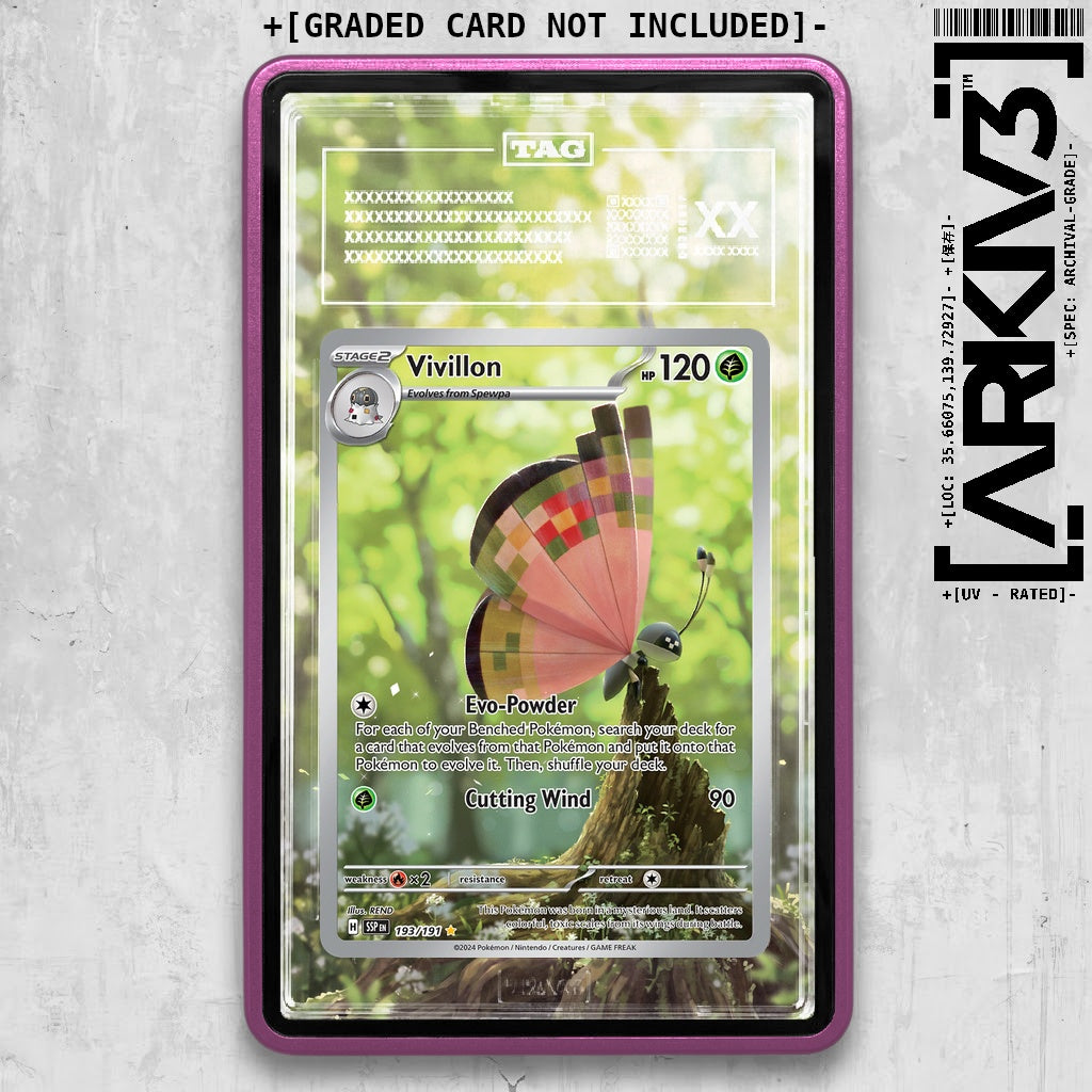 ARKIV3 TAG graded front - Purple