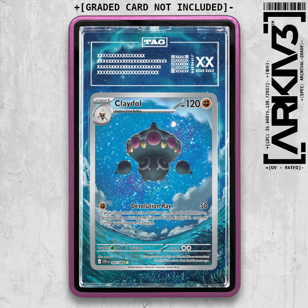 ARKIV3 TAG graded front - Purple