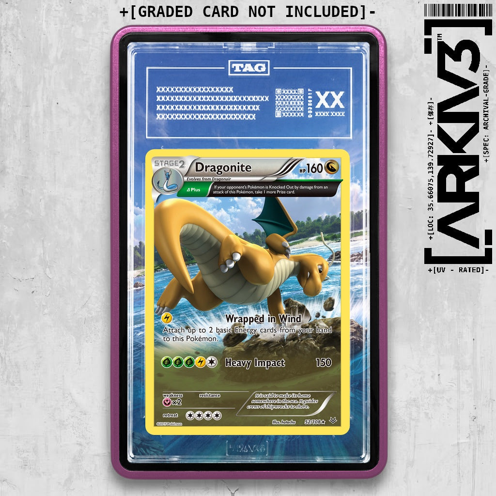 ARKIV3 TAG graded front - Purple