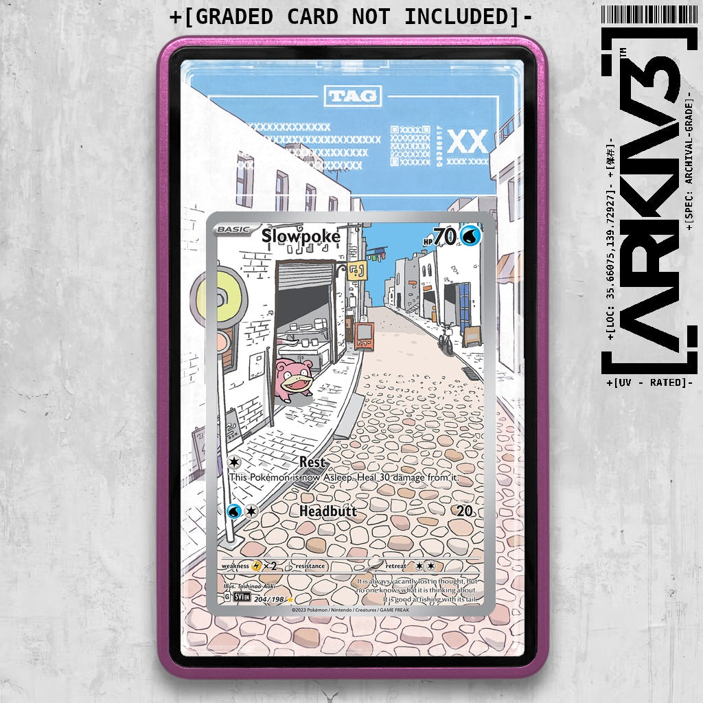 ARKIV3 TAG graded front - Purple