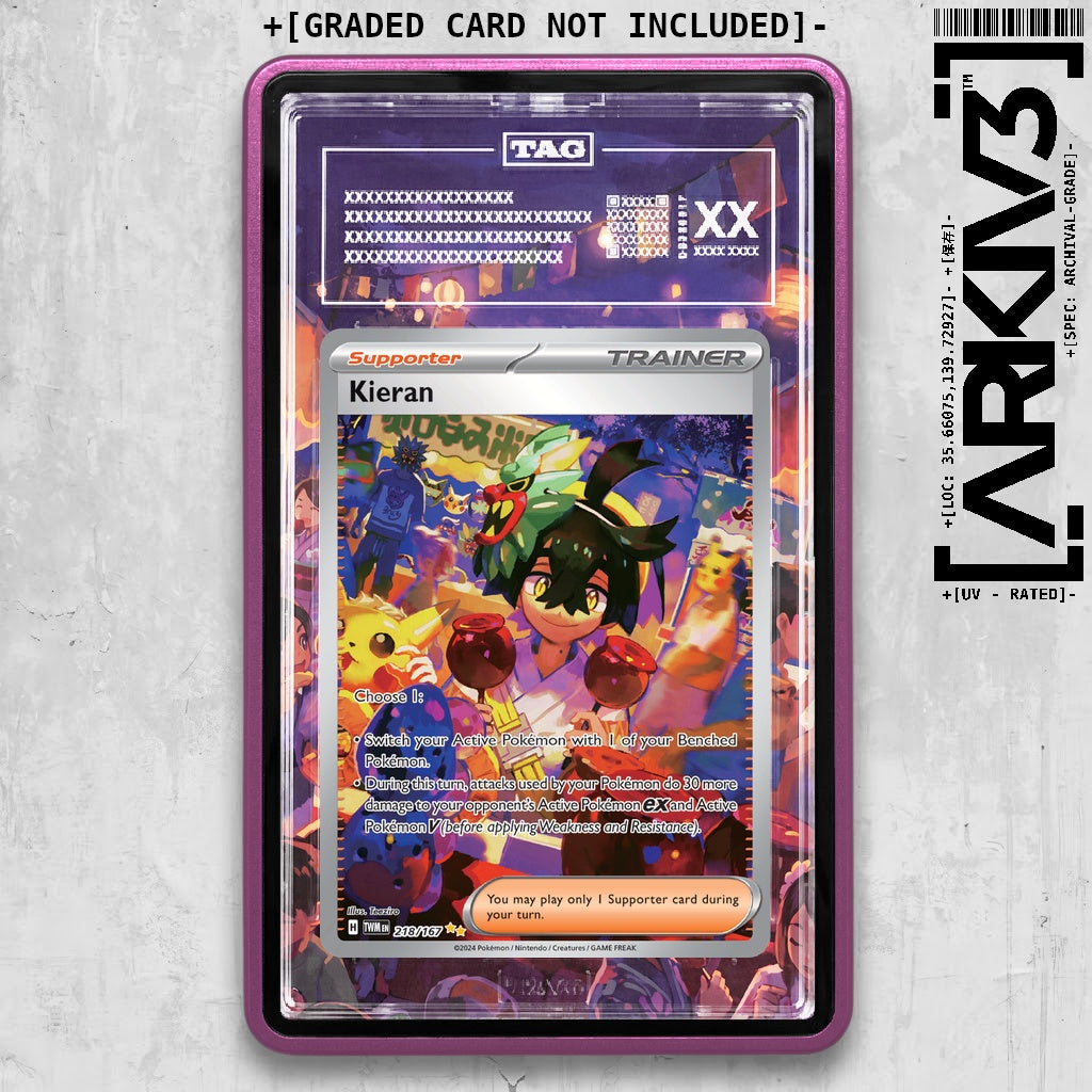 ARKIV3 TAG graded front - Purple
