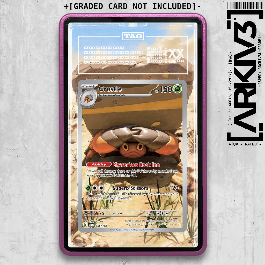 ARKIV3 TAG graded front - Purple