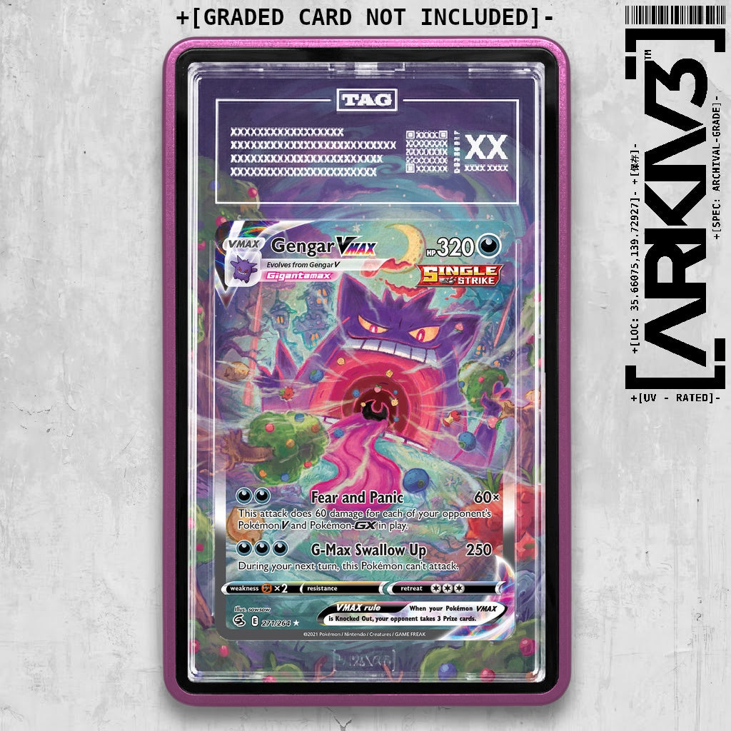 ARKIV3 TAG graded front - Purple