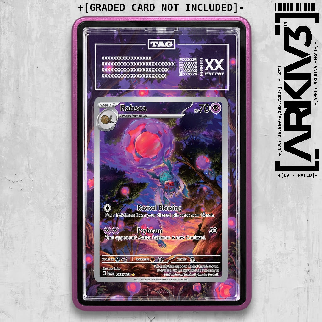 ARKIV3 TAG graded front - Purple