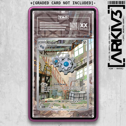 ARKIV3 TAG graded front - Purple