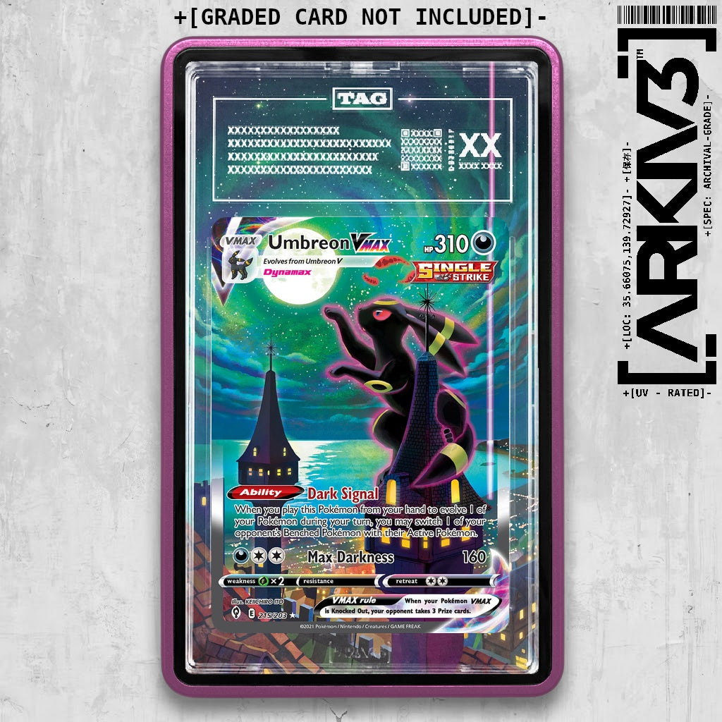 ARKIV3 TAG graded front - Purple