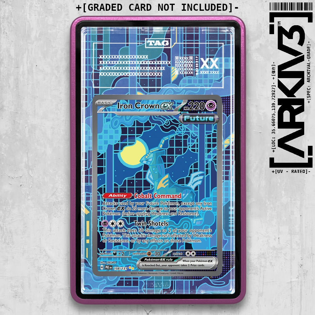 ARKIV3 TAG graded front - Purple