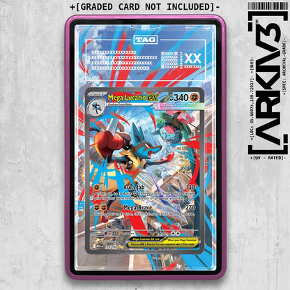 ARKIV3 TAG graded front - Purple