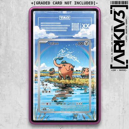 ARKIV3 TAG graded front - Purple