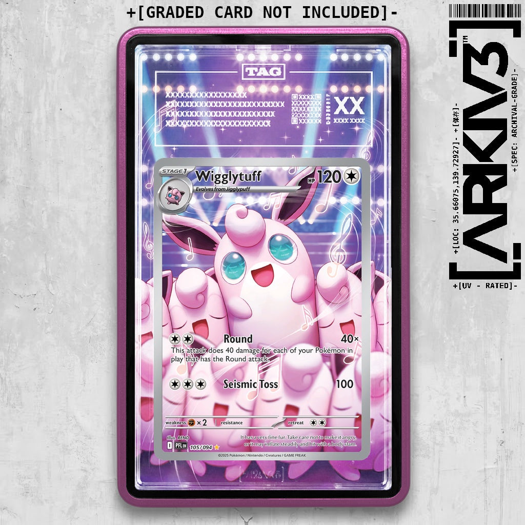 ARKIV3 TAG graded front - Purple