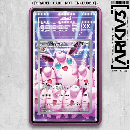 ARKIV3 TAG graded front - Purple