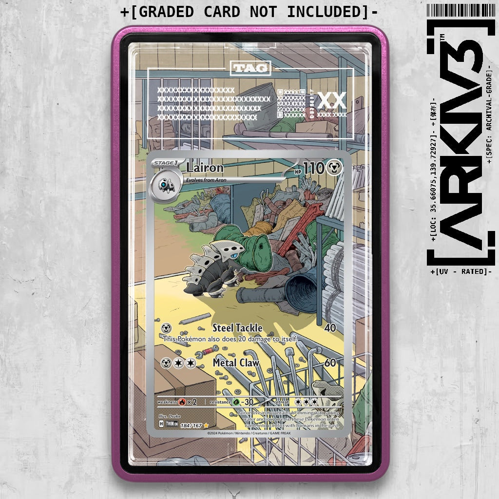ARKIV3 TAG graded front - Purple