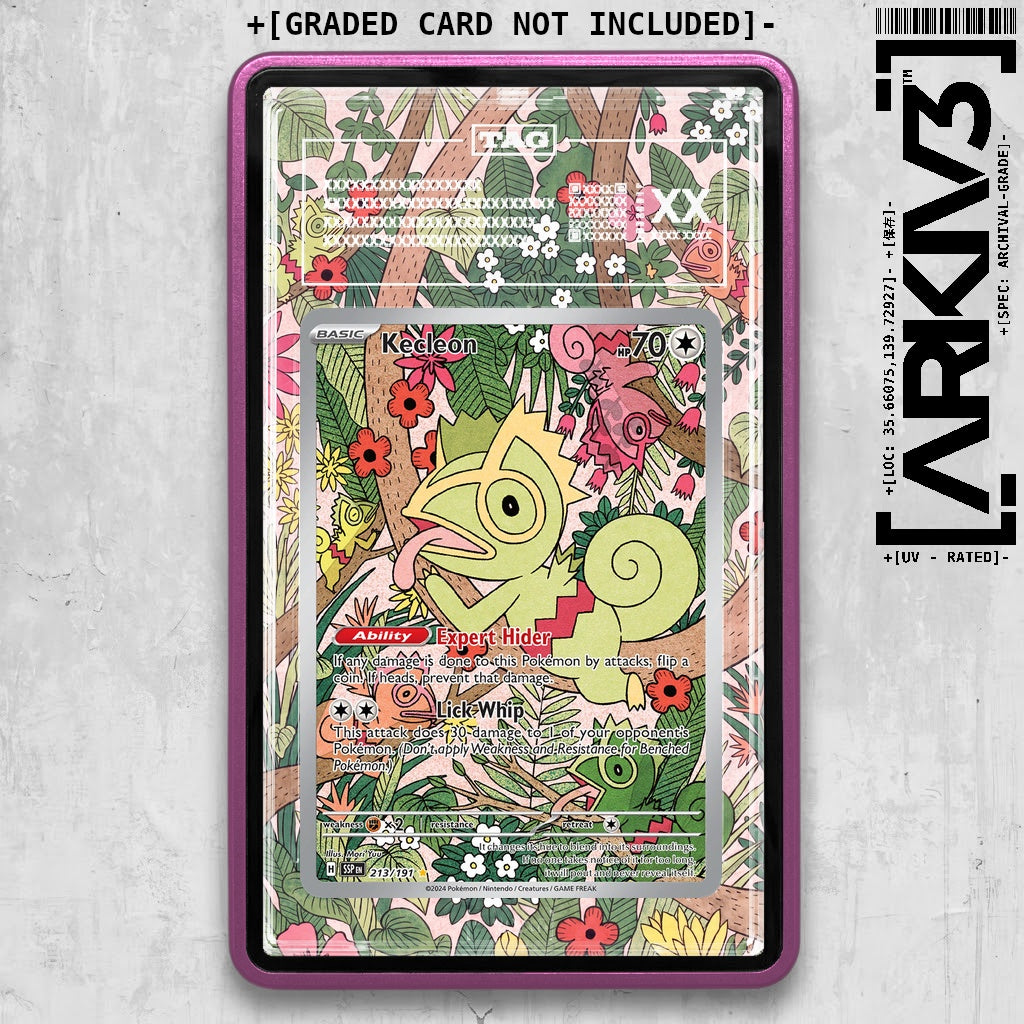ARKIV3 TAG graded front - Purple